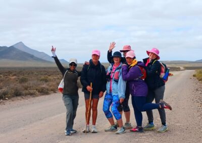 Happy ladies on the Montagu Camino