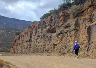Walking down Ouberg