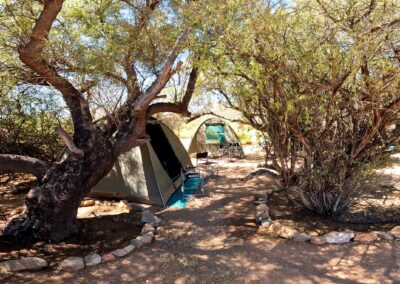 Tents at Gecko Rock